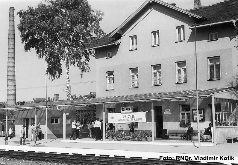 D 77 Ždánice 1983 2. října 75 let nádraží