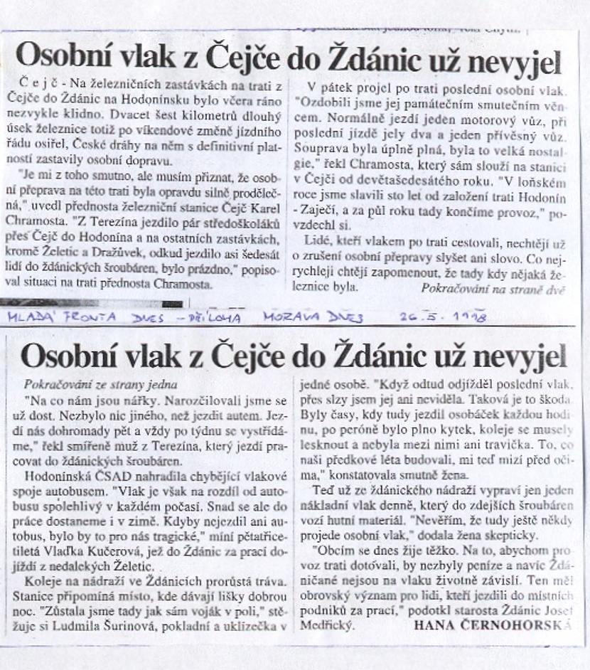 A21 20 Zdanka - vystrizky z novin 05.1998 (1)